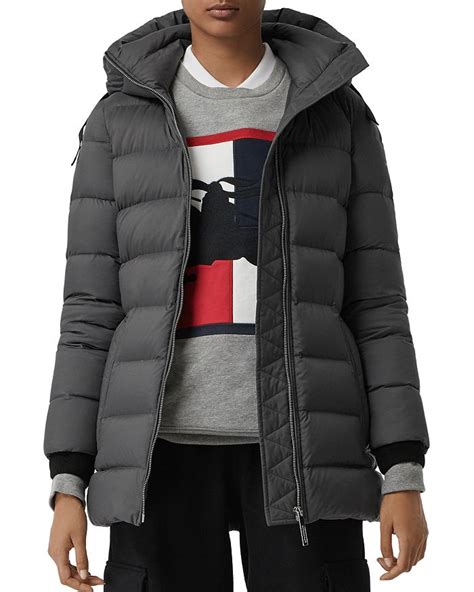 Burberry Limehouse Mid Length Down Puffer Coat 